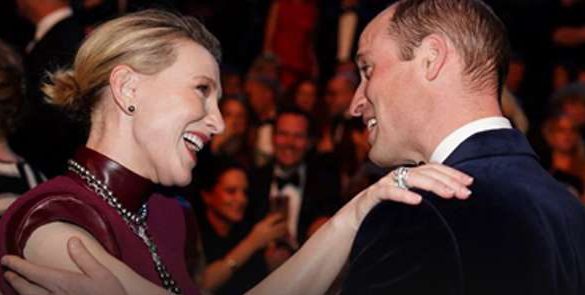 لقاء لافت بين ويليام وكيت بلانشيت