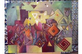 ” إغتراب” معرض شخصي للرسامة أروى عوني