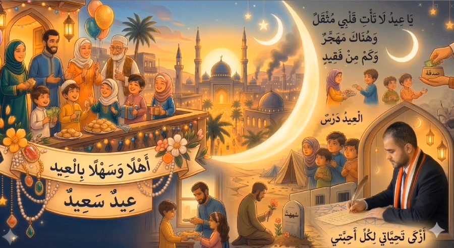 بالفيديو – محمود أبوبكر / اليمن: قصيدة بعنوان “مرحبا بالعيد”