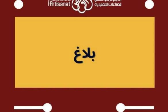الديوان الوطني للصناعات التقليدية: بـلاغ موجه إلى المؤسسات الحرفية