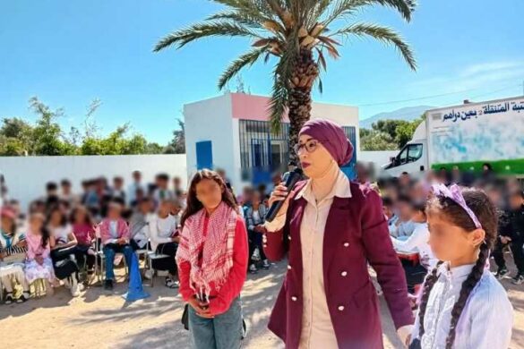 بالصور – عين دراهم / تونس: قافلة ثقافية للترغيب في المطالعة