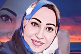 إيناس أمين/مصر: تقول “جوه حضن البيت انا بتدفى”