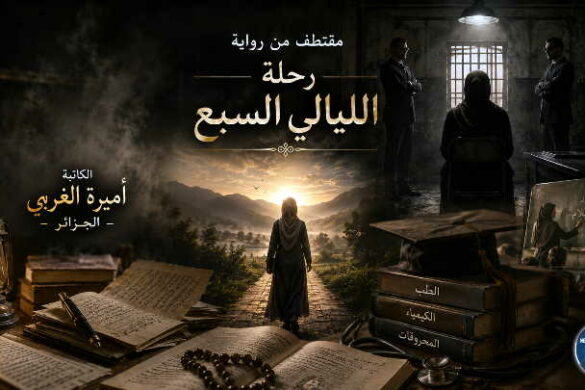 أميرة غربي – الجزائر: مقتطف من رواية “رحلة الليالي السبع” (ج2)