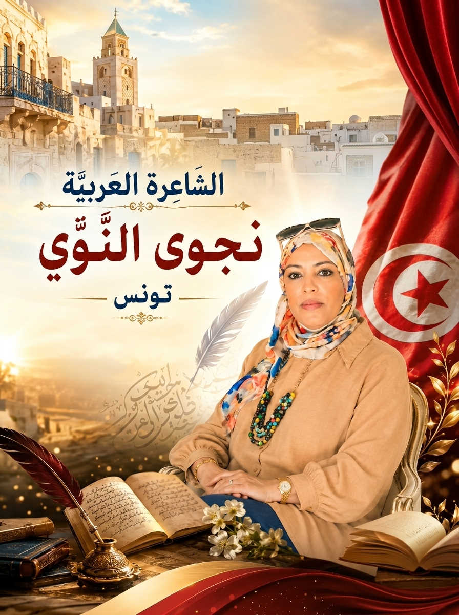 بالفيديو / الشاعرة التونسية نجوى النوّي – رحلة عشق
