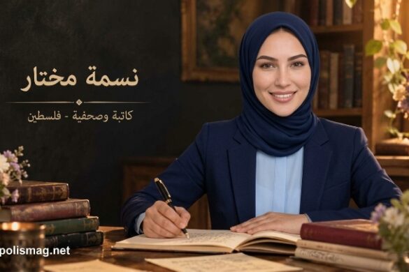 نسمة مختار – فلسطين: قصيدة بعنوان “تاج البلاد”